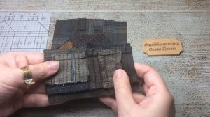 Японский пэчворк. Блок Домик №4 Block House