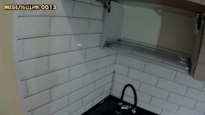 Кухня на заказ. Кухня с антресольными ящиками.