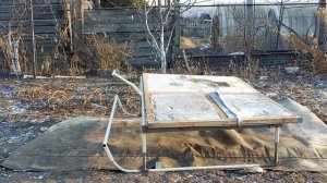 Сани своими руками быстро разборные  сани для зимней рыбалки.