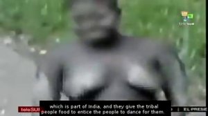 Indigenous people on display in "human zoo" in India