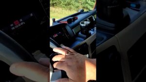 Переключение скоростей MAN TGX.