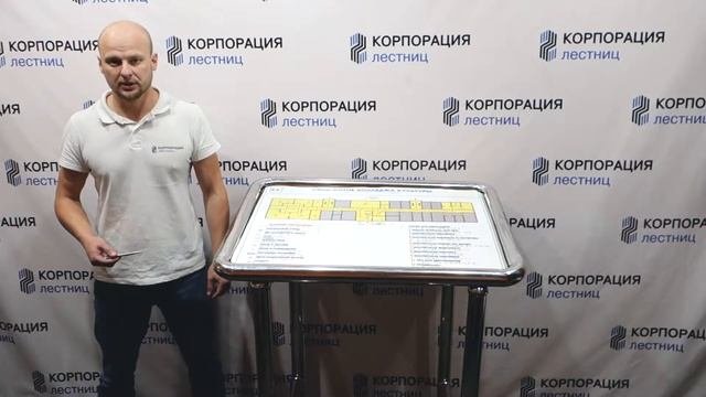 Стойка для мнемосхемы СТ1