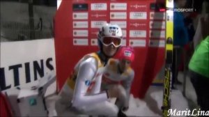 ❄ Ski Jumper`s dance . ( Funny moments with Ski Jumping ) NEW ❄ 2020