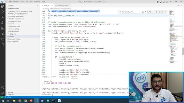 Mosquitto Client Logs | Connection Status | Part3 | Urdu | Hindi смотреть онлайн
