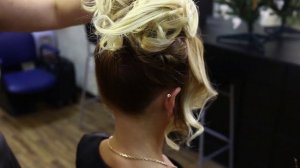 Быстрая прическа для новогоднего корпоратива. Обучающее видео для мастеров.