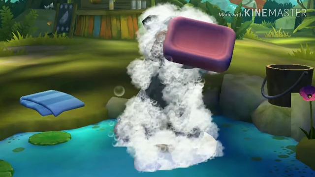 Как изметится Снежок после ванны смотреть онлайн