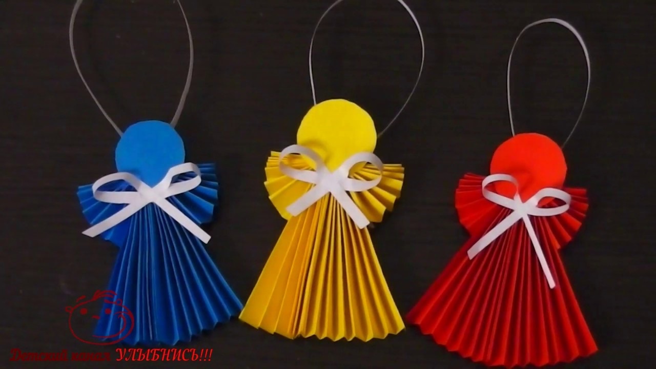 Новогодние поделки _ Ангелочки _ Christmas angel смотреть онлайн