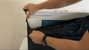Купил крутой монитор 24" дешевле чем 10 000 рублей ( распаковка Xiaomi Mi Desktop Monitor 1C )