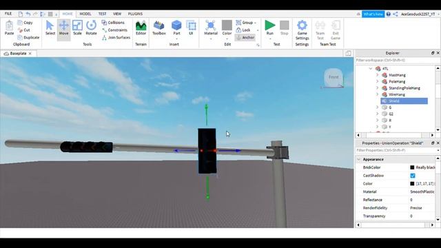 How to make a double red arrow/ball traffic light: Roblox Studio Tutorial #2 смотреть онлайн