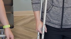 Crutch use: Walking with crutches