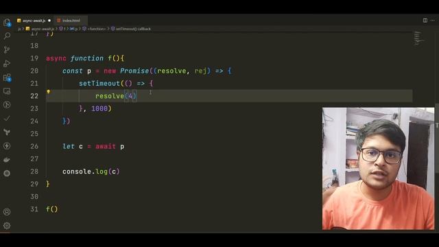 async/await keyword || part - 4 || lecture 31 ?? смотреть онлайн