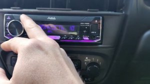 Aura AMH-78 DSP фон при работающем двигателе