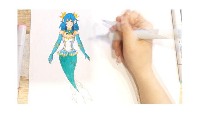 (СТАРОЕ) Маркеры VS акварель | Mermay 2019 смотреть онлайн