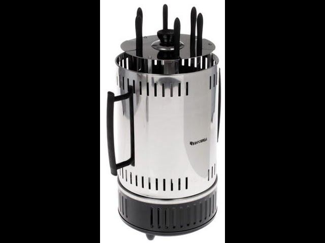 Электрошашлычница Чудесница ЭШ-1006 серебристый смотреть онлайн