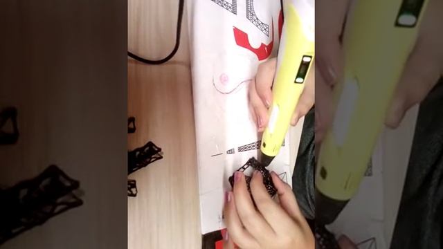 Рисую Эйфелеву башню 3D ручкой смотреть онлайн