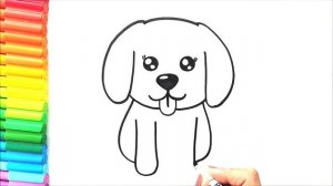 Как нарисовать собаку - Как нарисовать щенка