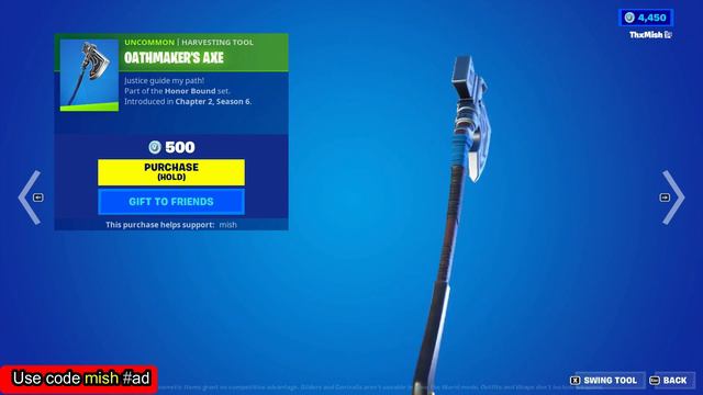 Oathmakers axe vs Kratos Leviathan axe (Which is switching axe in Fortnite?) смотреть онлайн
