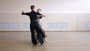 Natural promenade turn in Tango | Правый променадный поворот в Танго