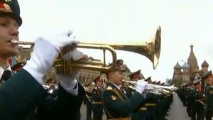 Гимн России на параду победы (2017)