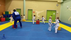 Тренировка по дзюдо для детей 3-6 лет. Международная гимназия Сколково.