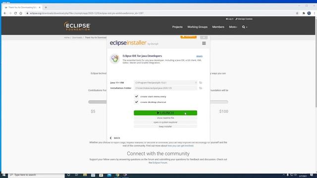 Install / Cài đặt Eclipse IDE for Java Developers смотреть онлайн