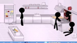 Прохождение игры Stickman Click Death Kitchen!