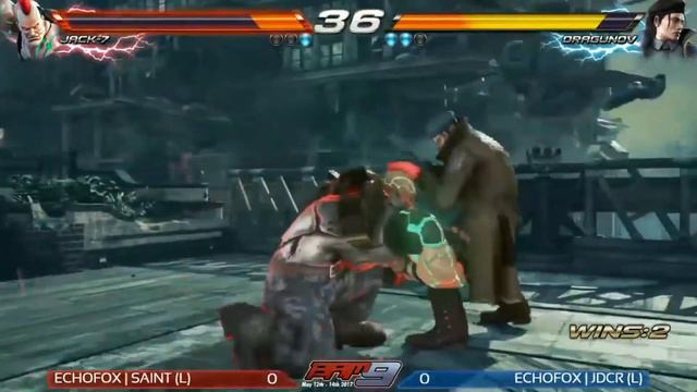 TEKKEN 7 TOP 8 BAM9 GRAND FINALS (ECHOFOX SAINT (W)) vs (ECHOFOX JDCR (L) смотреть онлайн
