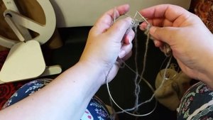 Два носка одновременно на кольцевых спицах