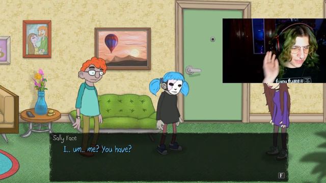 Why is this so eerie??!! | Sally face Let's Play | Part 2 смотреть онлайн