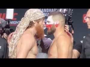 Шара Буллет vs Олексейчук, Нурмагомедов vs Сэндхаген БИТВА ВЗГЛЯДОВ UFC