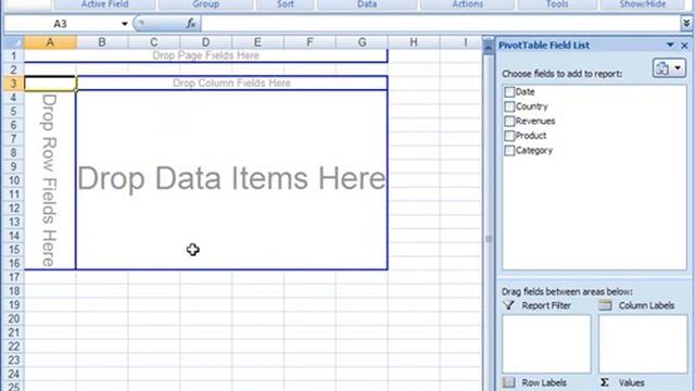 Excel Pivot Tables - Quick Start