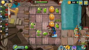 Как пройти 18 уровень Pirate Seas? Plants vs zombies 2.