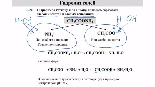 Конспект по химии 9 класс гидролиз солей. Конспект по химии 9 класс гидролиз солей