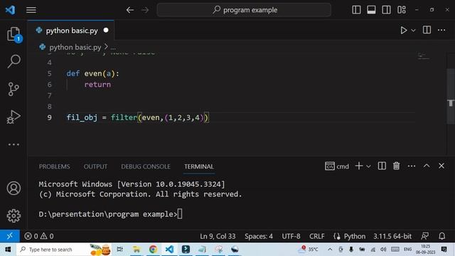 Python for Beginners in Hindi 2024 | Chapter 19: Filter() Function in Python #pythontutorial #pytho