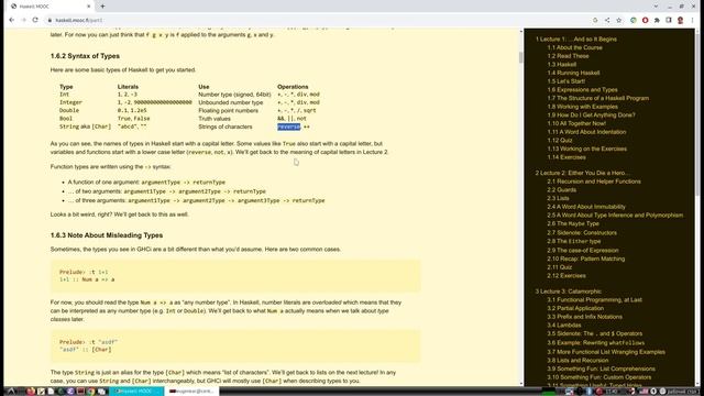 Лекция 1 по функциональному программированию | MOOC | Haskell