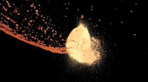 Столкновение Марса с Землей могло бы выглядеть так...