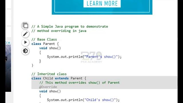 Java Lab 05 Overriding and Overloading Part 2 смотреть онлайн