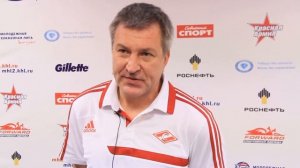 Красная Армия - МХК Спартак. Интервью Олега Браташа