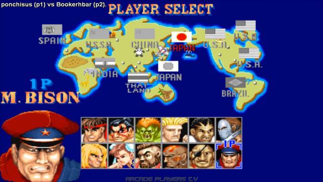 Street Fighter 2 Champion Edition sf2ce ストリートファイターII CE Fightcade ➤ ponchisus vs Bookerhbar смотреть онлайн