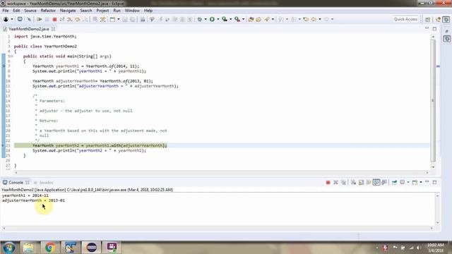 How to use with methods of YearMonth Class? | Java 8 Date and Time