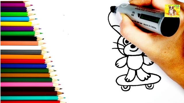 Как нарисовать Зайчика.Просто рисовать милого Зайчика#милыерисунки