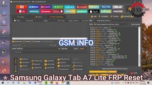 Samsung Galaxy Tab A7 Lite│SM-T225N│FRP RESET│DEAD BOOT REPAIR SOLUTION│READ CLEAN RPMB│USB│GSM iNF