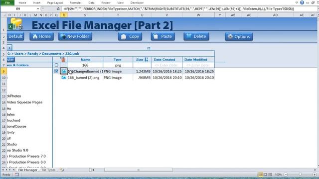 How To Create this Excel File Manager, with Filtering, Sorting and Adding Folders [Part 2] смотреть онлайн