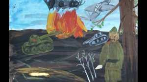 Выставка ИЗО и ДПИ " Сквозь года гремит Победа!"