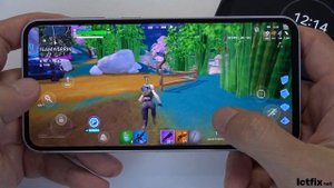 Samsung Galaxy S23 FE Fortnite Gaming test | Exynos 2200, 120Hz Display