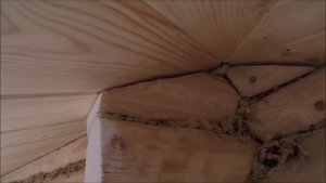 Как соединить конек металлочерепицы шестигранной беседке.