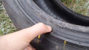 Пробой Покрышки - Попал в Яму - минус резина