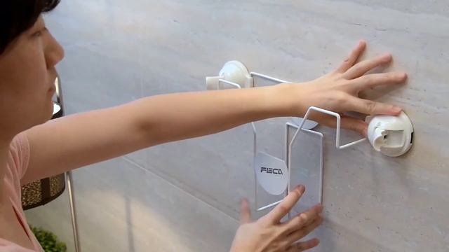 Газетница настенная Feca, крепится на вакуумных присосках. смотреть онлайн