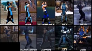 Mortal Kombat SUB-ZERO Evolution 1992-2019