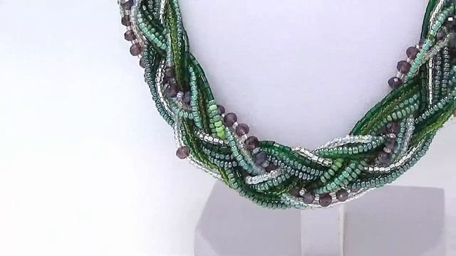 Бусы, рондели, бисер смотреть онлайн